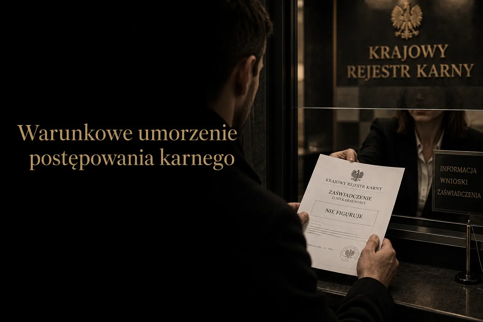 Warunkowe umorzenie postępowania karnego — przesłanki, wniosek i KRK